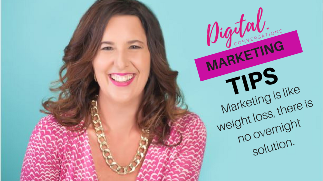 Marketing is like weightloss, there is no overnight solution