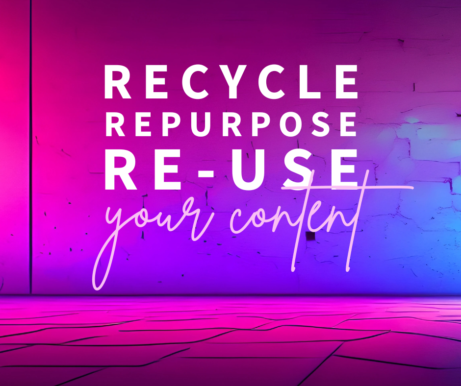3R Strategy - Recycle, Repurpose & Re-use your Content